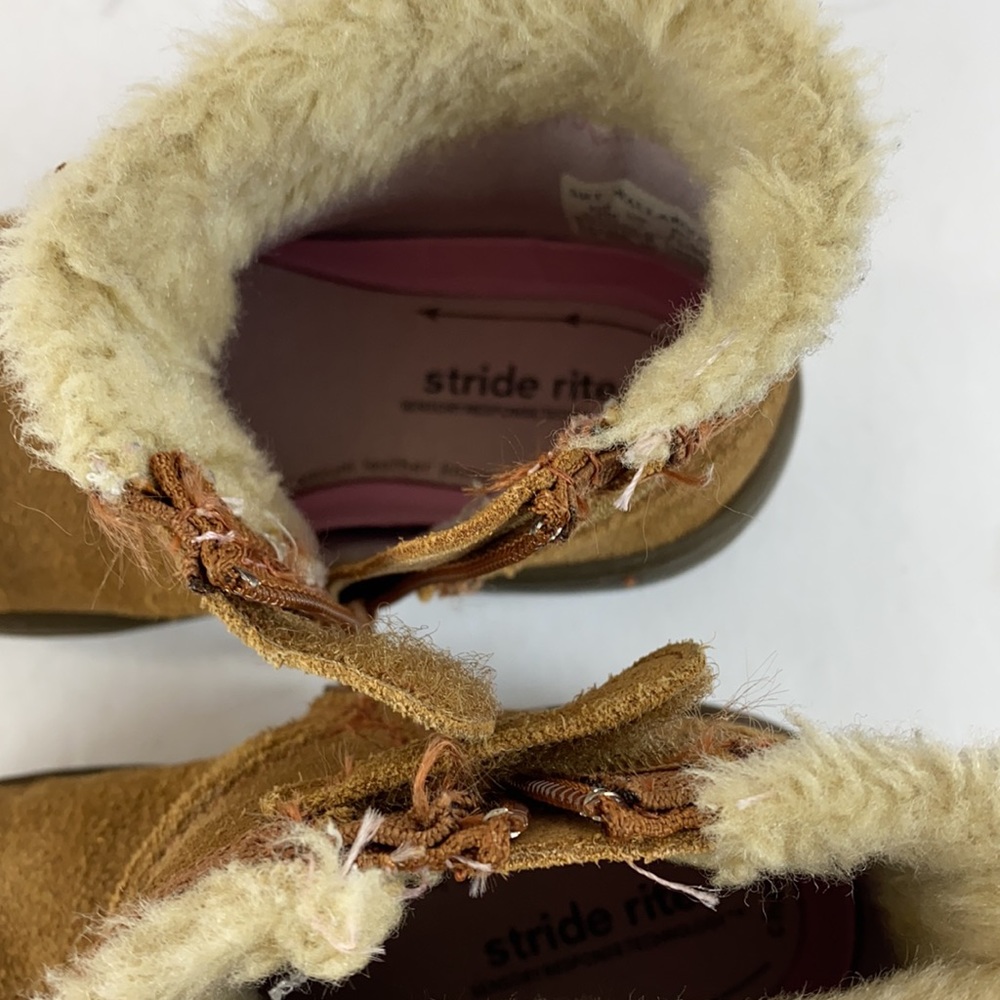 Stride Rite girls suede booties Size 5.5 - Picture 8 of 8